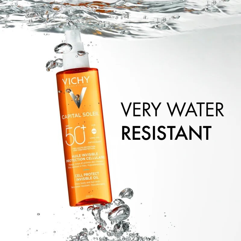 Vichy Capital Soleil Idéal Soleil olje za sončenje SPF 50+ 200 ml