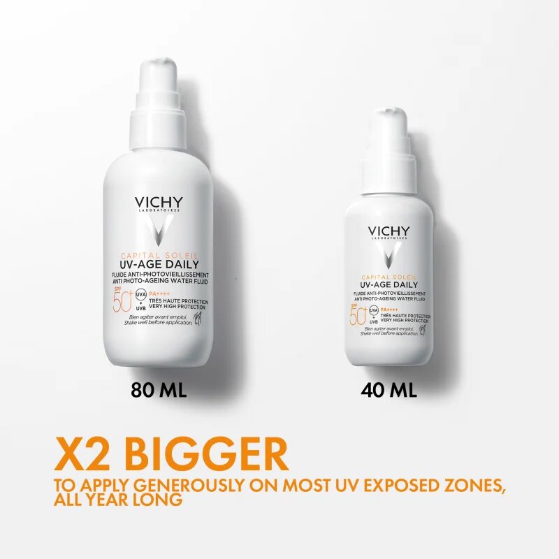 Vichy Capital Soleil UV-Age Daily fluid proti staranju kože SPF 50+ 80 ml