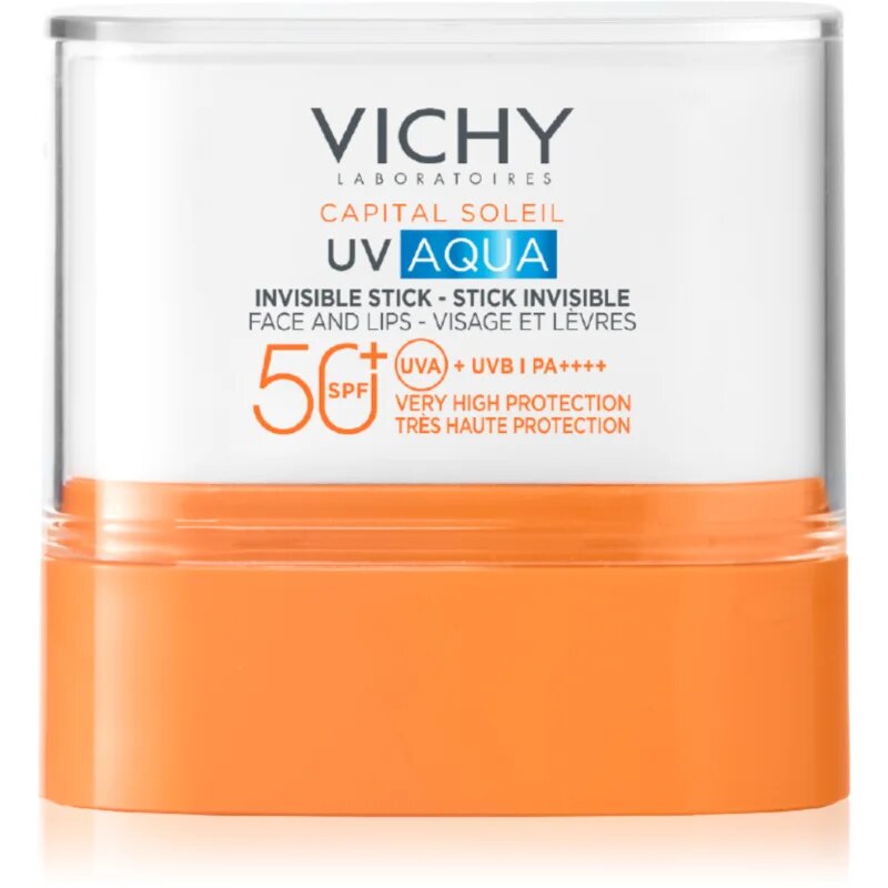 Vichy Capital Soleil UV Aqua krema za sončenje v paličici za obraz SPF 50+ 9 g