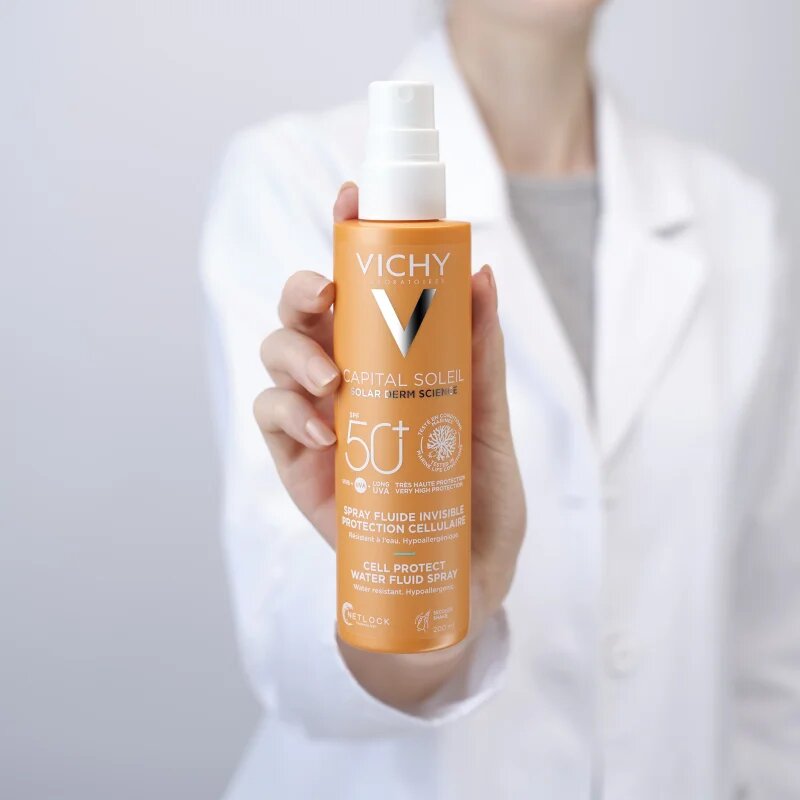 Vichy Capital Soleil zaščitno pršilo SPF 50+ 200 ml