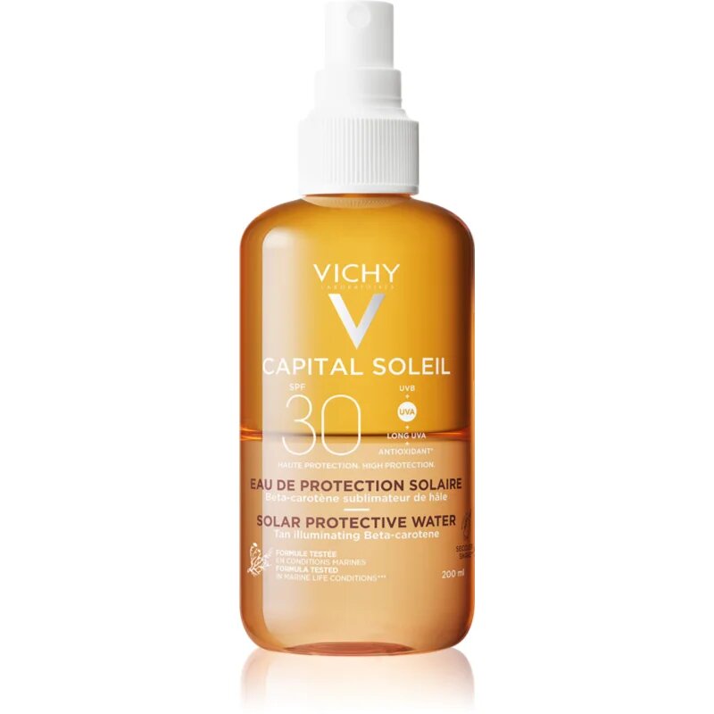 Vichy Capital Soleil zaščitno pršilo z betakarotenom SPF 30 200 ml