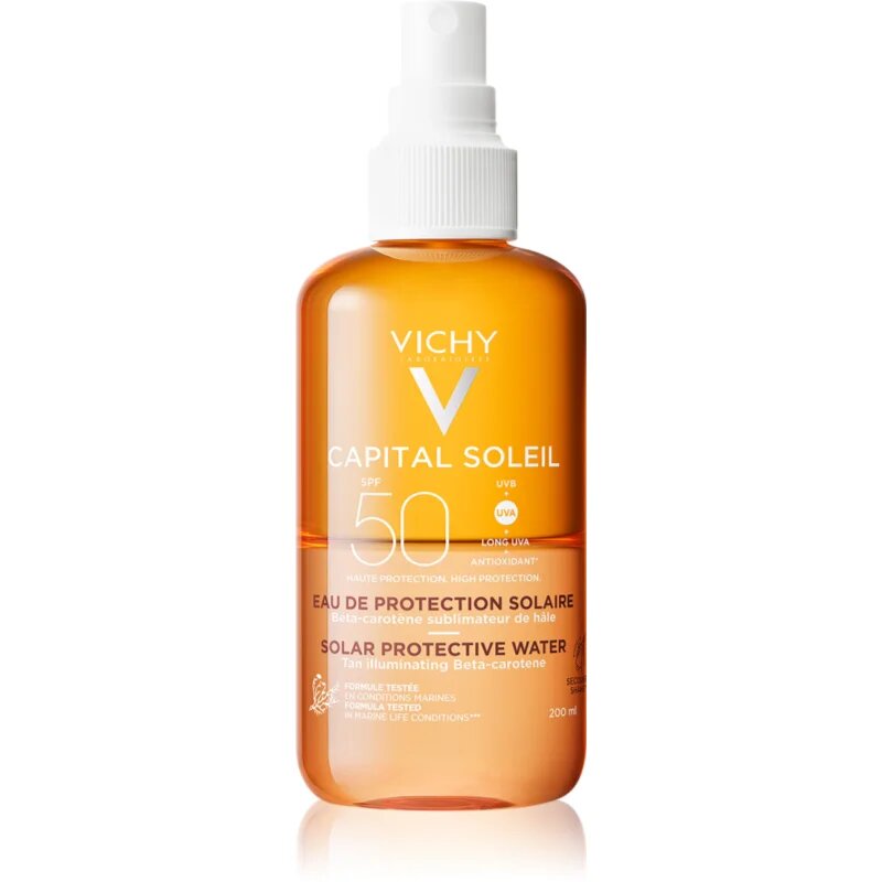 Vichy Capital Soleil zaščitno pršilo z betakarotenom SPF 50 200 ml