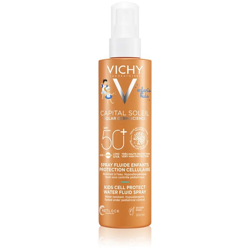 Vichy Capital Soleil zaščitno pršilo za otroke SPF 50+ 200 ml