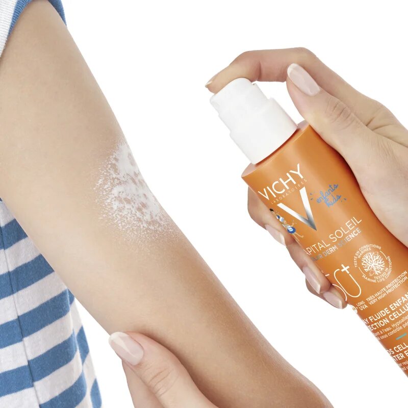 Vichy Capital Soleil zaščitno pršilo za otroke SPF 50+ 200 ml