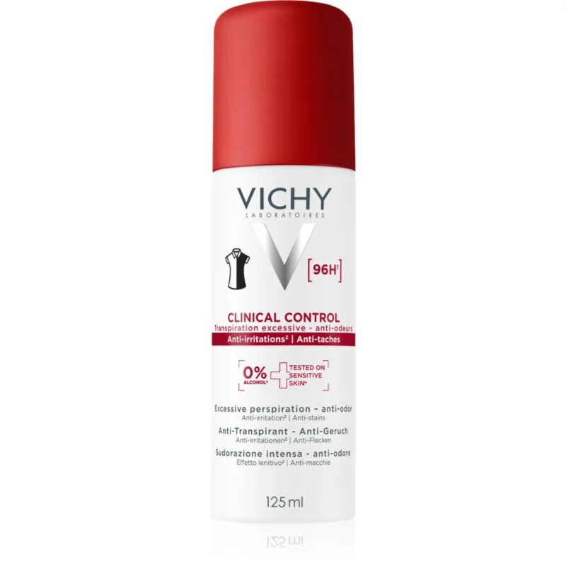 Vichy Clinical Control antiperspirant proti prekomernemu potenju 125 ml