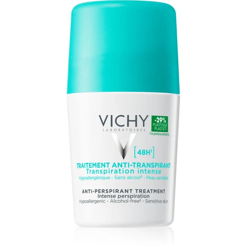 Vichy Deodorant 48h antiperspirant roll-on proti prekomernemu potenju 48h 50 ml