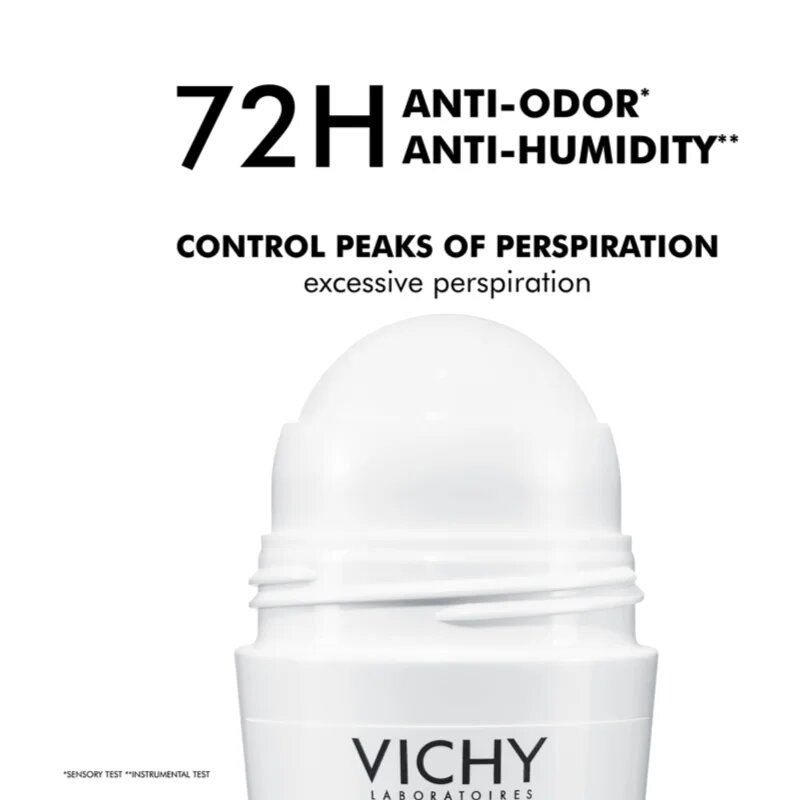 Vichy Deodorant 72h roll-on proti prekomernemu potenju 50 ml