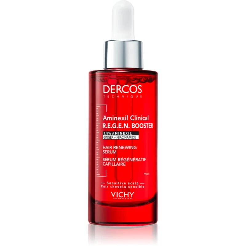 Vichy Dercos Aminexil Clinical REGEN Booster krepilni in regeneracijski serum za lase proti izpadanju las 90 ml
