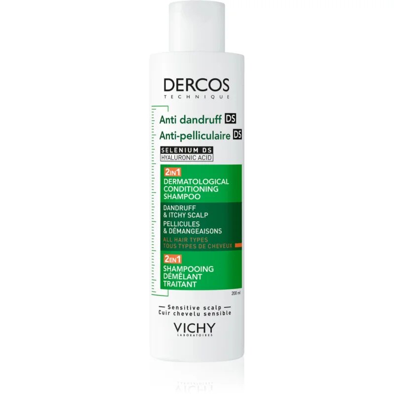 Vichy Dercos Anti-Dandruff šampon in balzam 2 v1 proti prhljaju 200 ml