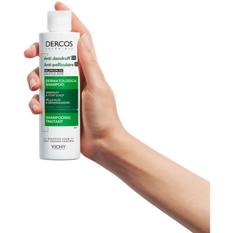 Vichy Dercos Anti-Dandruff šampon proti prhljaju za normalne in mastne lase 95 ml