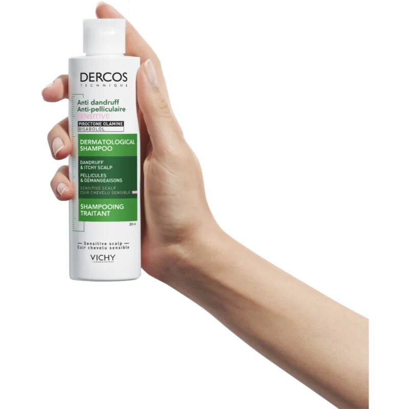 Vichy Dercos Anti-Dandruff Sensitive pomirjajoči šampon za občutljivo lasišče proti prhljaju 200 ml