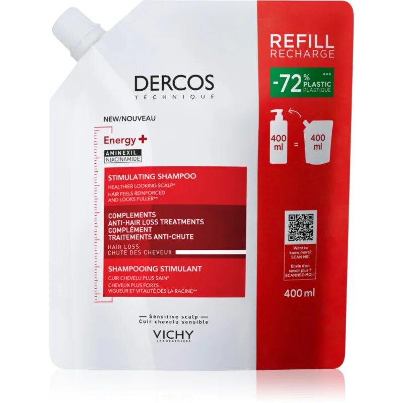 Vichy Dercos Energy + šampon za okrepitev las proti izpadanju las 400 ml