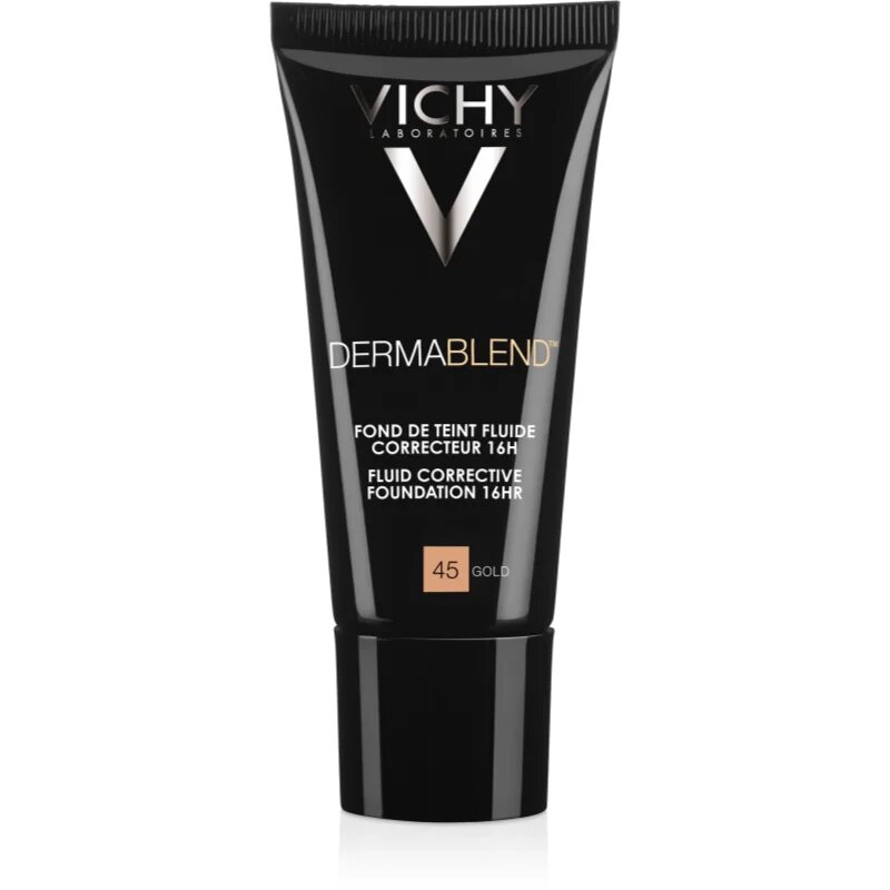 Vichy Dermablend korektivni tekoči puder z UV faktorjem odtenek 45 Gold 30 ml