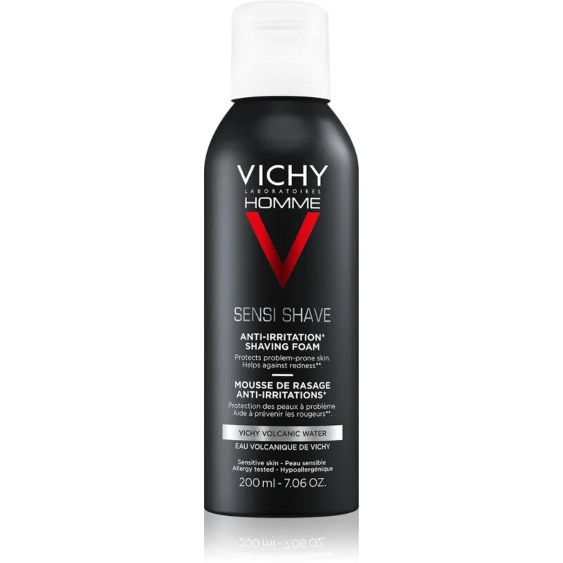 Vichy Homme Anti-Irritation gel za britje za občutljivo in razdraženo kožo 150 ml