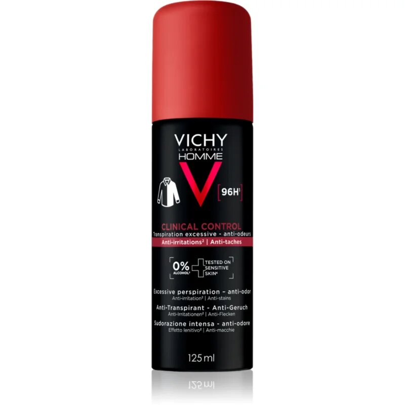 Vichy Homme Clinical Control antiperspirant proti prekomernemu potenju 125 ml