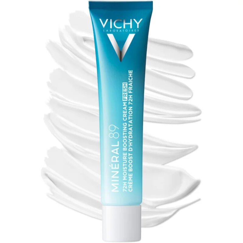 Vichy Minéral 89 72H Moisture Boosting Cream Fresh vlažilna krema za obraz s hialuronsko kislino 40 ml
