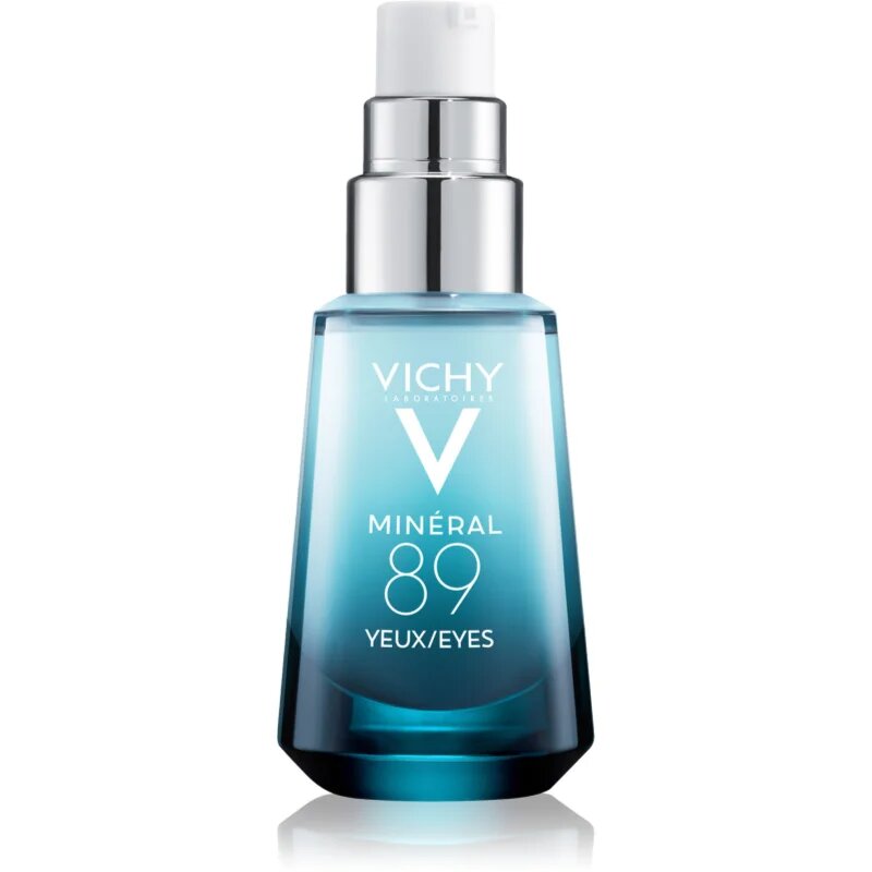 Vichy Minéral 89 krepilna poživitev za zapolnitev gub s hialuronsko kislino za predel okoli oči 15 ml