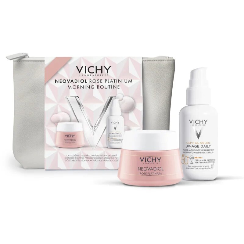 Vichy Neovadiol Rose Platinium Morning Routine darilni set za krepitev kožne pregrade