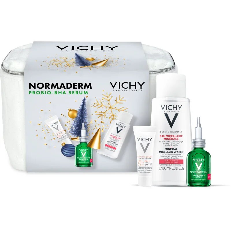 Vichy Normaderm darilni set za občutljivo k aknam nagnjeno kožo