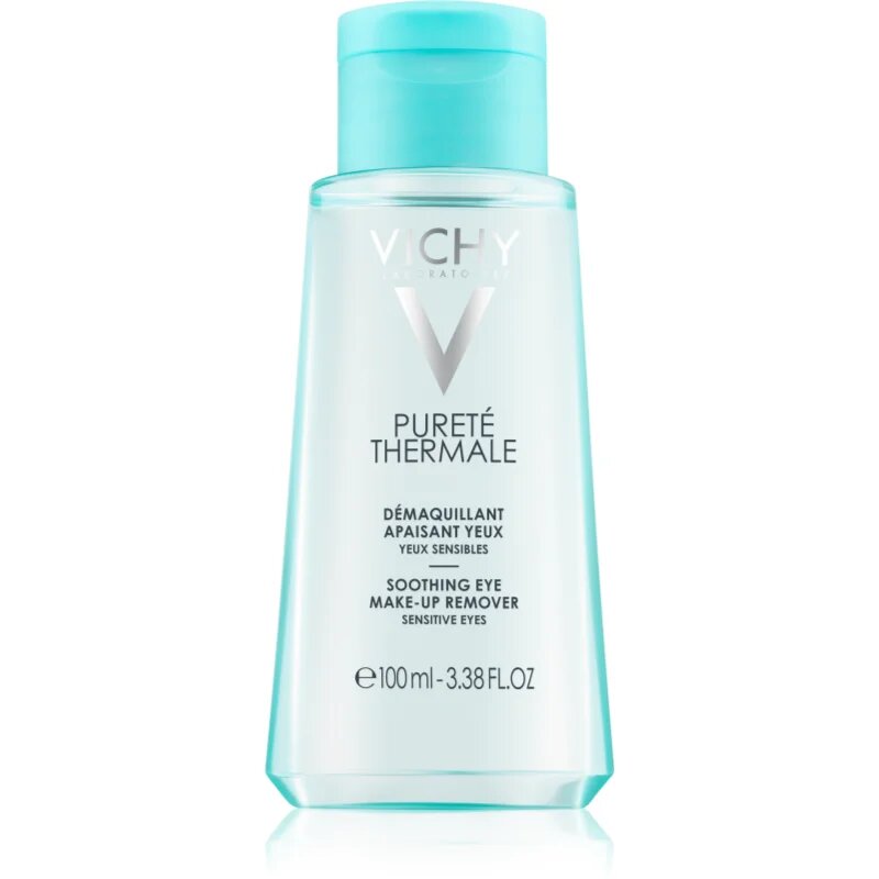 Vichy Pureté Thermale pomirjajoči odstranjevalec ličil za oči 100 ml