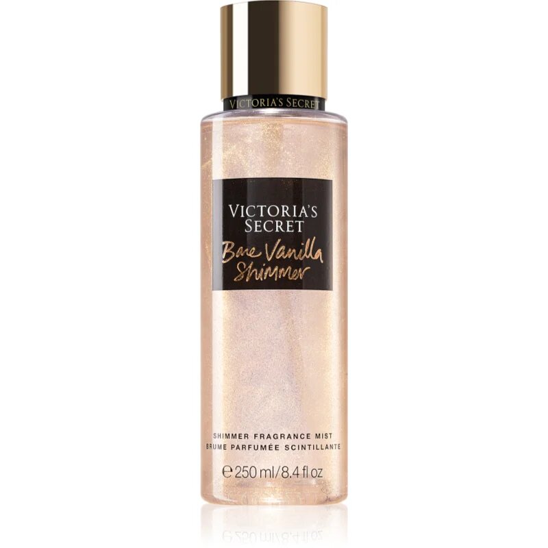 Victoria's Secret Bare Vanilla Shimmer pršilo za telo z bleščicami za ženske 250 ml