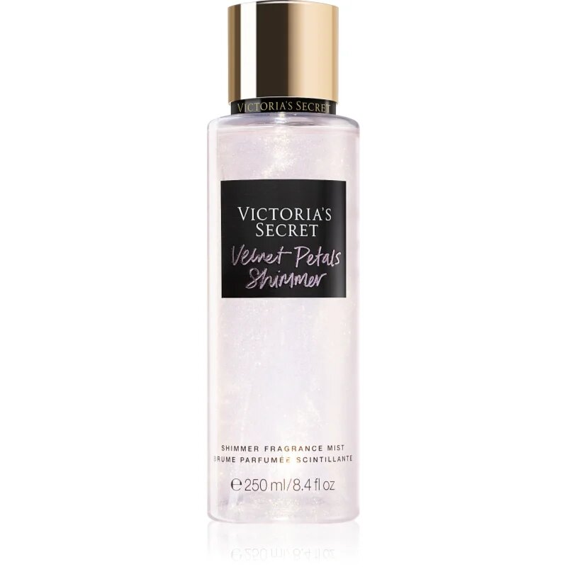 Victoria's Secret Velvet Petals Shimmer pršilo za telo z bleščicami za ženske 250 ml