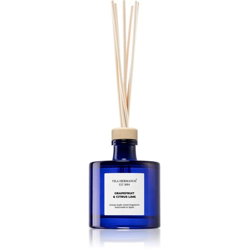 Vila Hermanos Apothecary Cobalt Blue Grapefruit & Citrus Lime aroma difuzor 100 ml