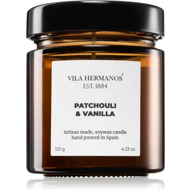 Vila Hermanos Apothecary Patchouli & Vanilla dišeča sveča 120 g