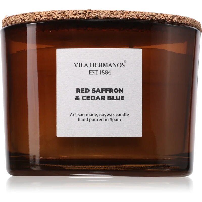 Vila Hermanos Apothecary Red Saffron & Cedar Blue dišeča sveča 350 g