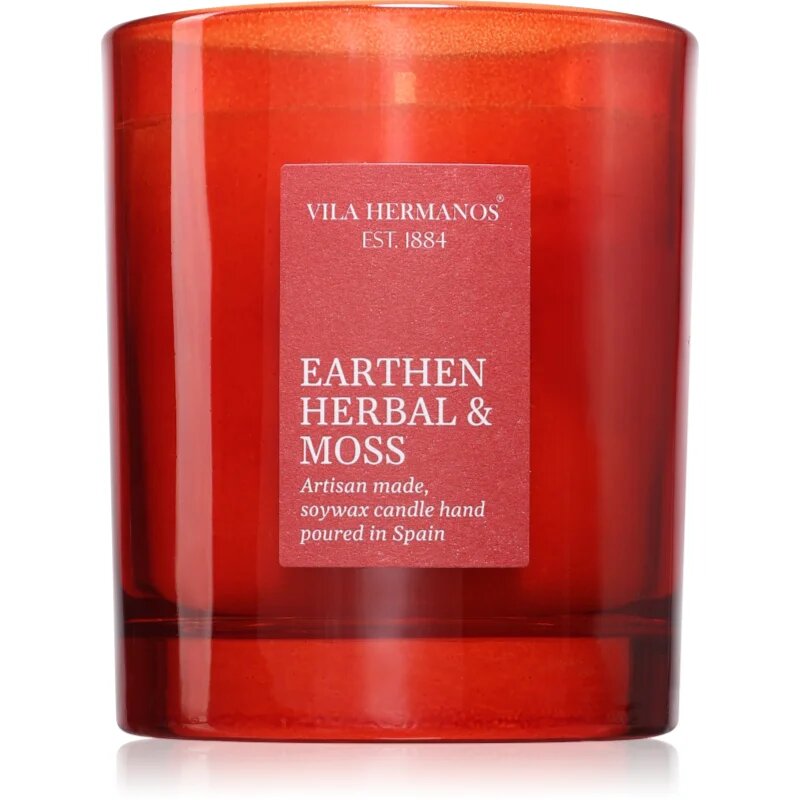 Vila Hermanos Earthen Herbal & Moss dišeča sveča 190 g