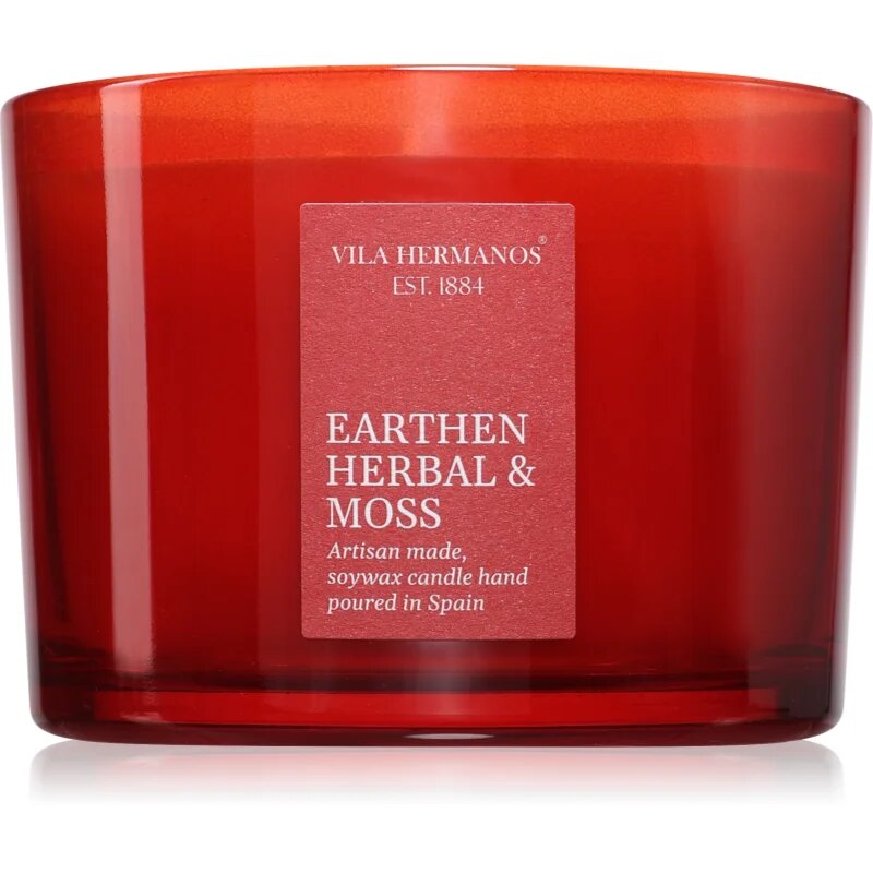 Vila Hermanos Earthen Herbal & Moss dišeča sveča 350 g
