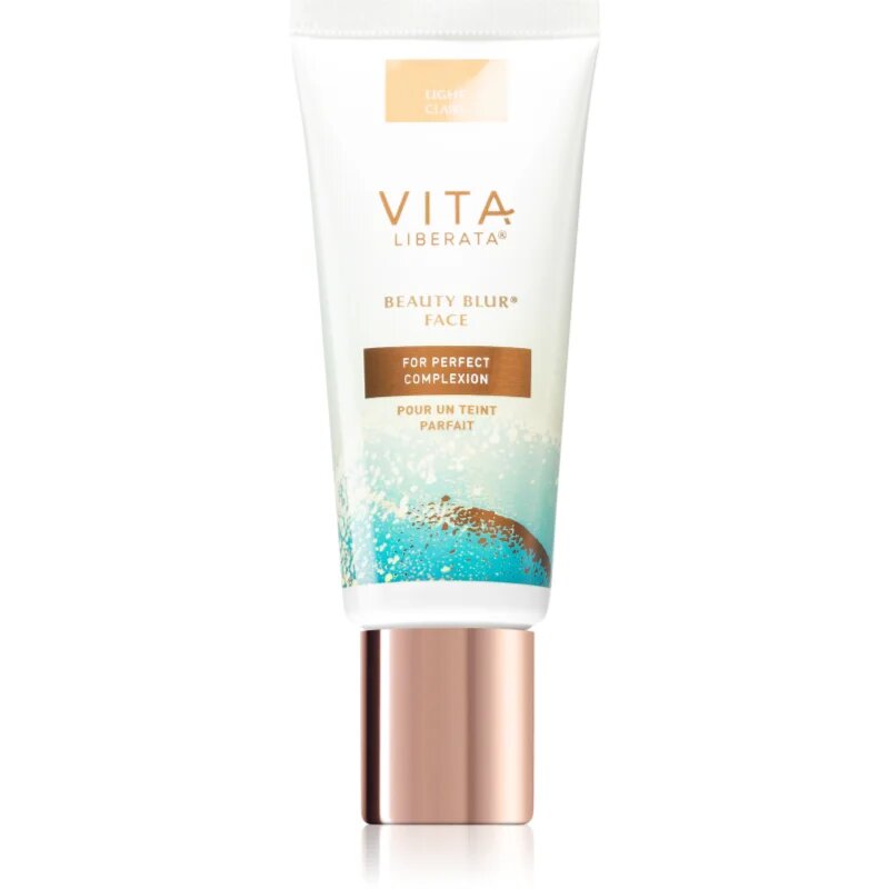Vita Liberata Beauty Blur Face posvetlitvena tonirana krema z gladilnim učinkom odtenek Light 30 ml