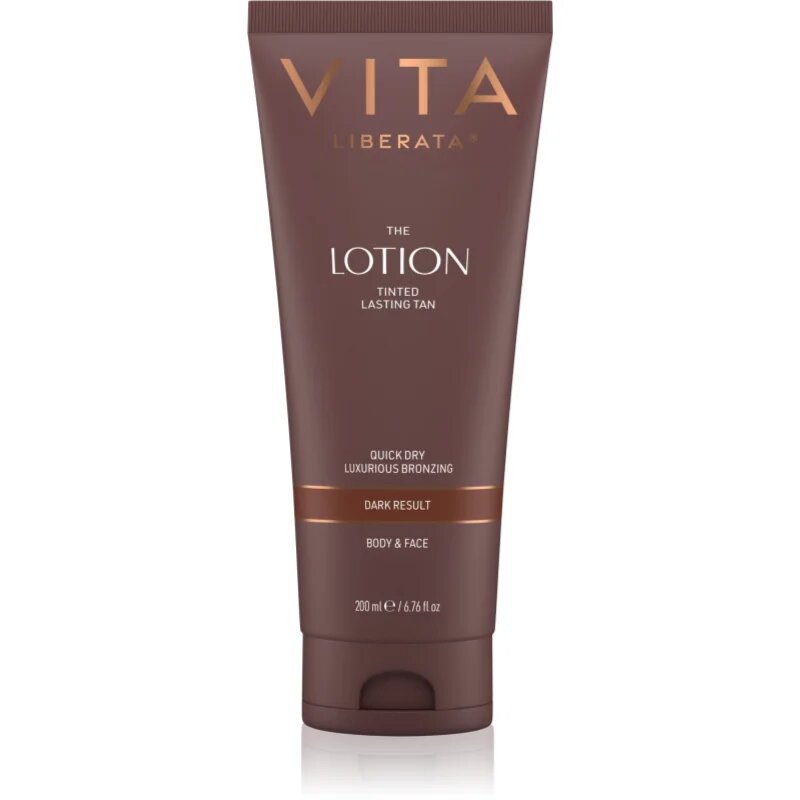 Vita Liberata Tinted Tanning Lotion samoporjavitveni losjon za telo odtenek Dark 200 ml