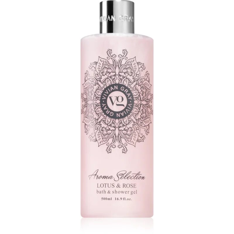Vivian Gray Aroma Selection Lotus & Rose gel za prhanje in kopanje 500 ml