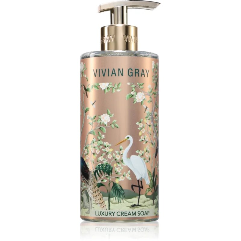 Vivian Gray Birds of Paradise tekoče milo z dozirno črpalko dišave Vanilla & Sandalwood 400 ml