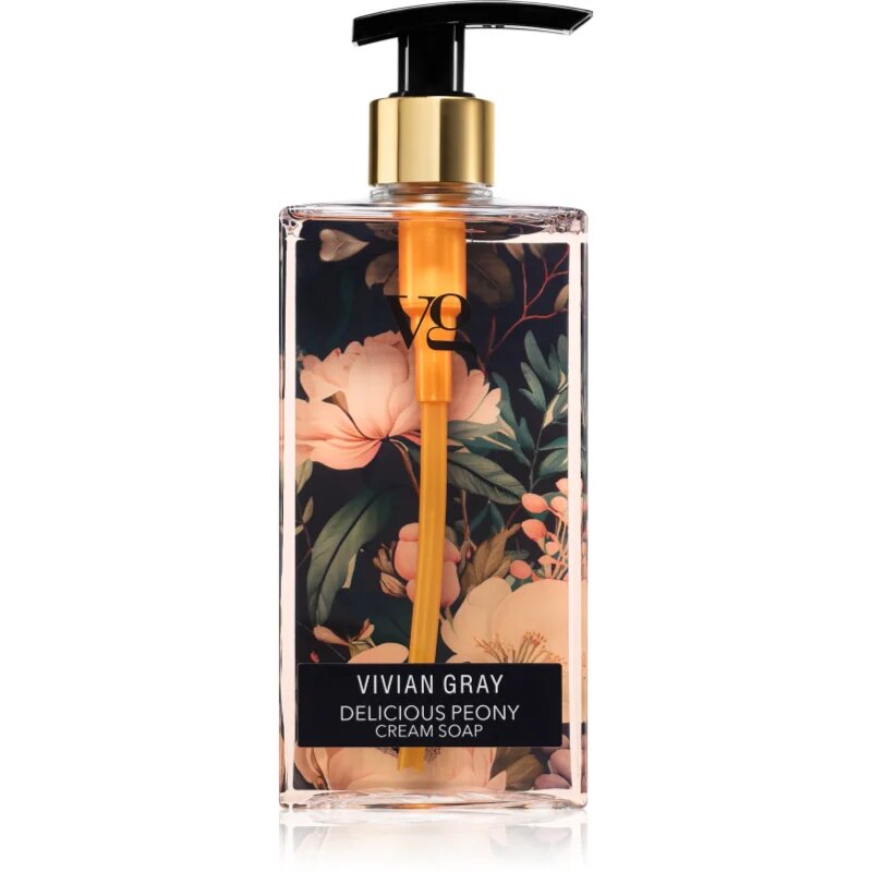 Vivian Gray Delicious Peony Negovalno tekoče milo za roke 350 ml