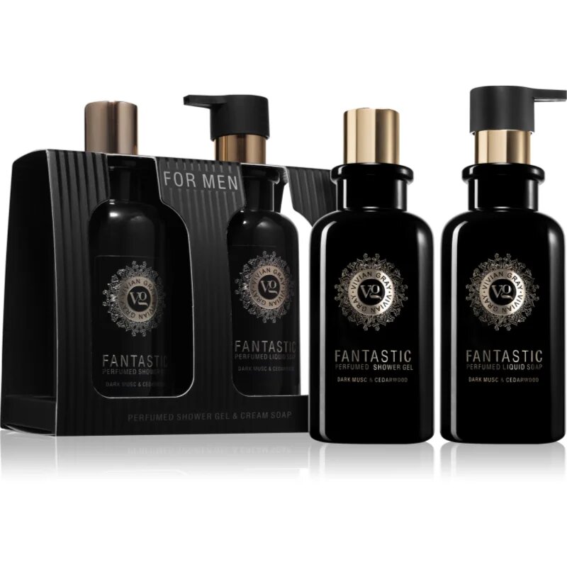 Vivian Gray Fantastic Dark Musk & Cedarwood darilni set za moške