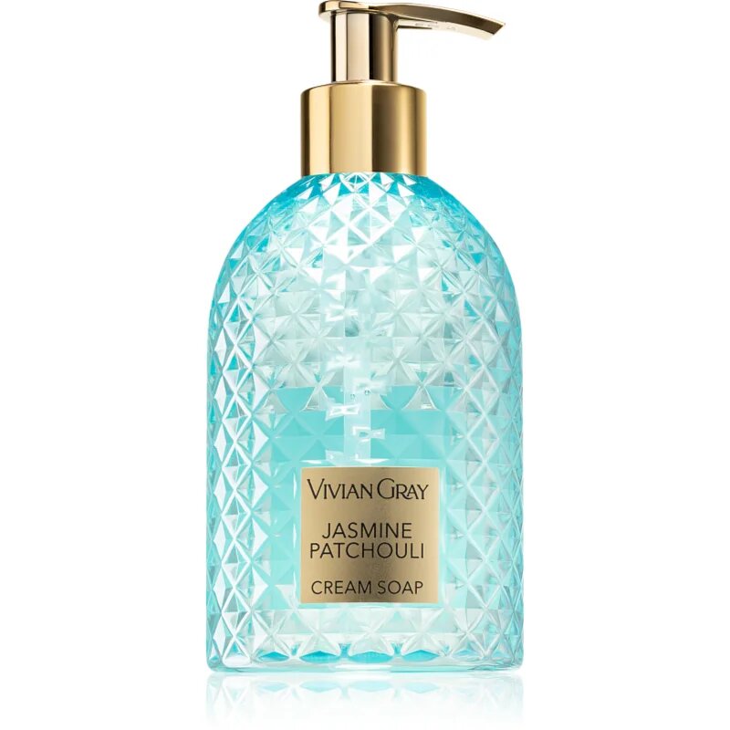 Vivian Gray Gemstone Jasmine & Patchouli kremno milo za roke 300 ml