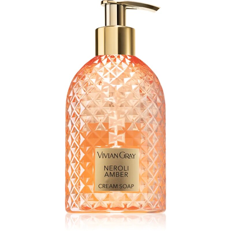 Vivian Gray Gemstone Neroli & Amber kremno milo za roke 300 ml