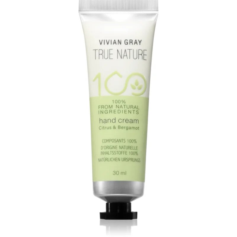 Vivian Gray True Nature Citrus & Bergamot vlažilna krema za roke 30 ml