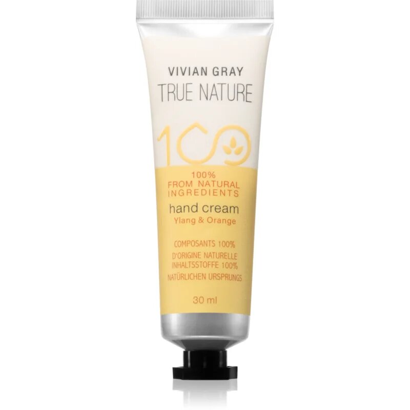 Vivian Gray True Nature Ylang & Orange vlažilna krema za roke 30 ml