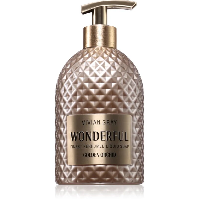Vivian Gray Wonderful Golden Orchid luksuzno tekoče milo za roke 500 ml