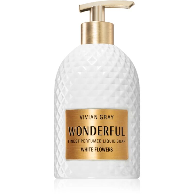 Vivian Gray Wonderful White Flowers luksuzno tekoče milo za roke 500 ml