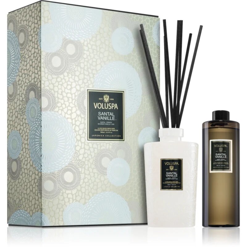 VOLUSPA Japonica Santal Vanille aroma difuzor s polnilom