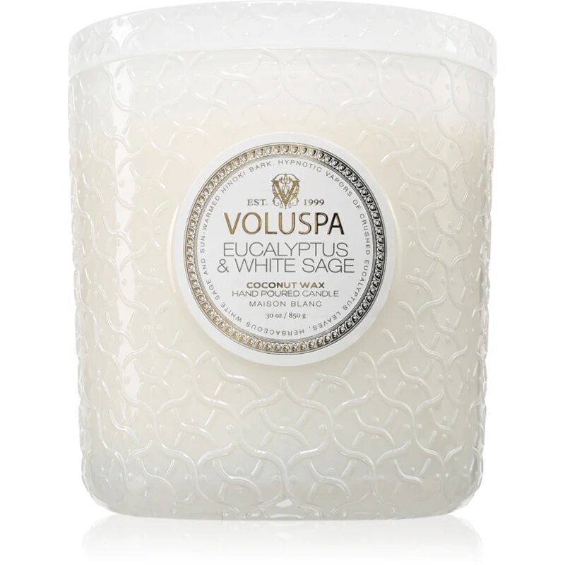 VOLUSPA Maison Blanc Eucalyptus & White Sage dišeča sveča 850 g
