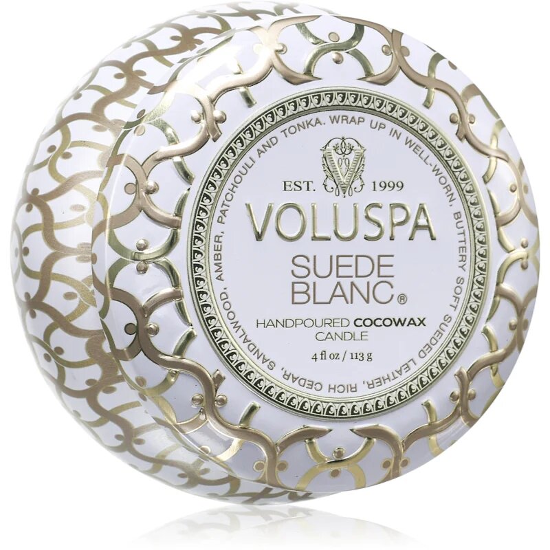 VOLUSPA Maison Blanc Suede Blanc dišeča sveča 113 g