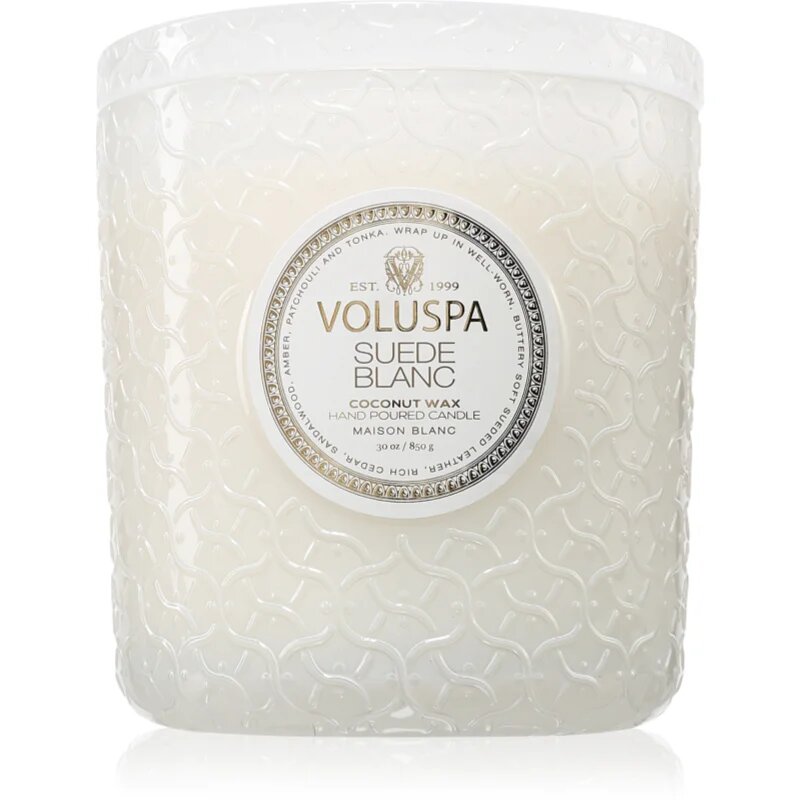 VOLUSPA Maison Blanc Suede Blanc dišeča sveča 850 g