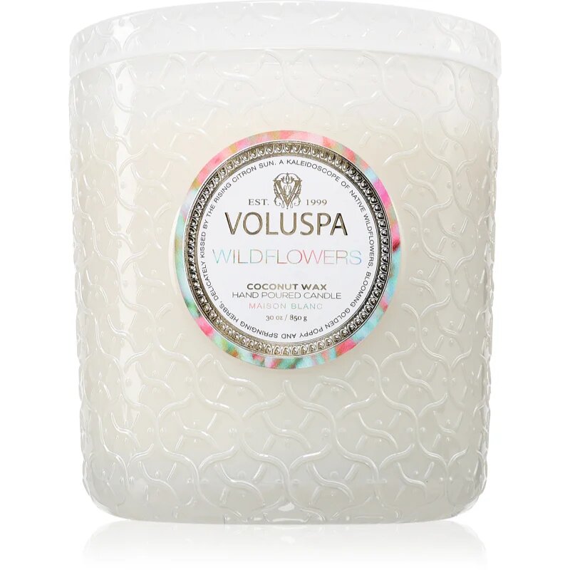 VOLUSPA Maison Blanc Wildflowers dišeča sveča 850 g