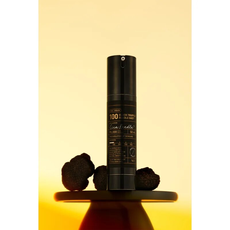 VT Cosmetics Black Truffle Reedle Shot 100 serum proti gubam povečujoč prožnost kože 50 ml