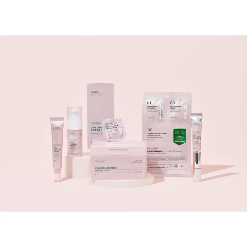 VT Cosmetics Cica Collagen Eye Cream gladilna in učvrstitvena krema za predel okoli oči z vlažilnim učinkom 15 ml